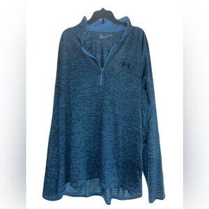Under Armour Heathered Blue Performance Top